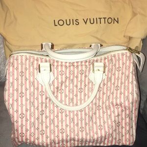 Louis Vuitton Croisette Speedy 30 Rouge Red